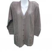 Rahat Kalıp Kadın Triko Hırka - 6