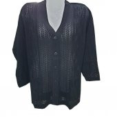 Rahat Kalıp Kadın Triko Hırka - 7