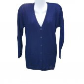 Uzun Kollu Kadın Triko Hırka - 10