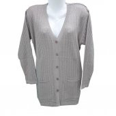 Uzun Kollu Kadın Triko Hırka - 11