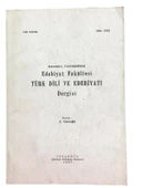 İSTANBUL ÜNİVERSİTESİ EDEBİYAT FAKÜLTESİ DERGİSİ  CİLT:XXVII  (27 ) (İKİNCİ EL KİTAP) - 1