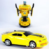 Pasifik Işıklı Pilli Robot Transformens Sports Car 8986 - 5