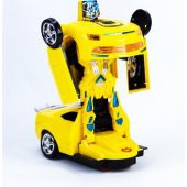 Pasifik Işıklı Pilli Robot Transformens Sports Car 8986 - 10
