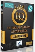 8. Sınıf IQ İnkılap Tarihi 16 lı Deneme 1. Dönem Konuları PRF Yayınları - 1