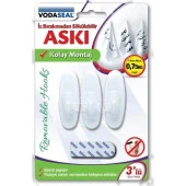 Vodaseal İz Bırakmaz 3 Lü Oval Askı Hs-09 - 1