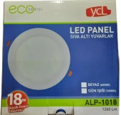 Yücel 18W Led Panel Eko Yuvarlak Günışığı 3000k - 1