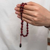 Sıkma Kehribar Tesbih - 4