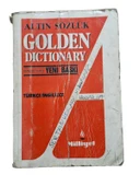 ALTIN SÖZLÜK GOLDEN DICTIONARY TÜRKÇ İNGİLİZCE (İKİNCİ EL KİTAP) - 1