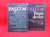 FAŞİZM  2 CİLT TAKIM  (FAŞİZM - FAŞİST DEVLET) (İKİNCİ EL KİTAP) - 1