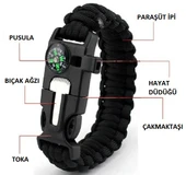 Survival Kamp Bileklik  Düdük Çok Amaçlı - 5