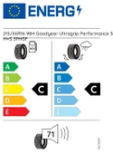 215/65R16 98H ULTRAGRIP PERFORMANCE GOODYEAR thumbnail 2