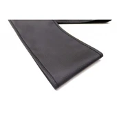 Renault Megane Iv 2016-2019  Uyumlu Direksiyon Kılıfı Dikmeli Siyah Deri Siyah Nakışlı thumbnail 3