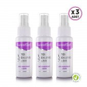 SweatSet El, Ayak, Yüz, Koltuk Altı Terleme Önleyici Sprey 60 ml 3lü Set 24 Saat Etkili Kesin Çözüm - 1