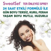 SweatSet El, Ayak, Yüz, Koltuk Altı Terleme Önleyici Sprey 60 ml 3lü Set 24 Saat Etkili Kesin Çözüm - 8
