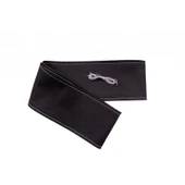 Ford Focus 2005-2010 Uyumlu Direksiyon Kılıfı Dikmeli Siyah Vinil Gri Nakışlı thumbnail 1