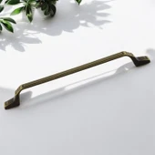 Can Antik Sarı Metal Kulp 128 mm 12.8 cm Mobilya Çekmece Mutfak Dolabı Dolap Kulpları Kulbu Kulpu thumbnail 2