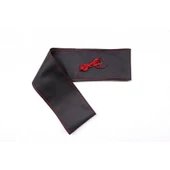 Nissan Micra  (1996-2002) Uyumlu Direksiyon Kılıfı Dikmeli Siyah Deri Kırmızı Nakışlı thumbnail 1