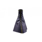 Honda Accord 1996-2002 Uyumlu Vites Körüğü Siyah Deri Sarı Dikiş thumbnail 1