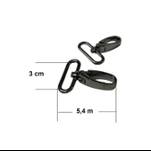 SRTfootcare Orta Boy Akrep Anahtarlık ve Çanta Kancası 3cm 2 Adet Deri El Aleti - 9