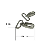 SRTfootcare Orta Boy Akrep Anahtarlık ve Çanta Kancası 3cm 2 Adet Deri El Aleti - 7