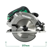 Hikoki C1807DA-2.0 18V/2.0Ah 190mm Kömürsüz Akülü Daire Testere - 4