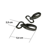 SRTfootcare Orta Boy Akrep Anahtarlıkve Çanta Kancası 2,5cm 2 Adet Deri El Aleti - 9