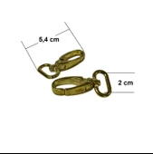 SRTfootcare Orta Boy Akrep Anahtarlık ve Çanta Kancası 2cm 2 Adet Deri El Aleti - 8