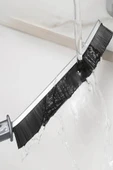 İnce Kıl Temizlik Fırçası Banyo Mutfak Pencere Oluk Klozet Kenarı Kavisli Detay Temizleme Fırçası - 3