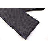 Smart Roadster  (2003-2007) Uyumlu Direksiyon Kılıfı Dikmeli Siyah Vinil Mavi Nakışlı thumbnail 3