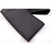 Toyota Avensis  (2004-2008)   Uyumlu Direksiyon Kılıfı Dikmeli Siyah Vinil Siyah Nakışlı thumbnail 3