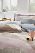 Özdilek Moderno Wave Çift Kişilik Nevresim Takımı - Kahve - 2