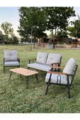 Zigonzi 2+1+1 Bahçe Mobilyası, Balkon Mobilyası, Cafe Mobilyası - 1
