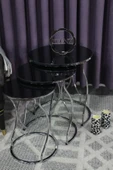 Zigonzi Siyah Cam Gümüş Metal, Rüya Model - 2