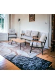Zigonzi 2+1+1 Çay Seti, Bahçe Ve Balkon Takımı, Krem - 2