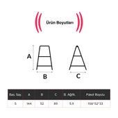 Endokon 5 Basamak 144 cm Fiberglas Tek Taraflı Elektrikçi Merdiveni - 3