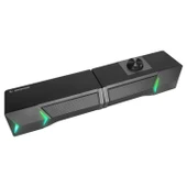 Rampage Elegant X10 2.0 Bluetooth'lu Rms 3W*2 RGB Işıklı Multimedia Usb 5V 45dB Gaming Oyuncu Speake - 5