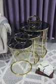 Zigonzi Gold Metal Siyah Mermer Desen, Hasır C Zigon - 2