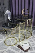 Zigonzi Gold Metal Siyah Mermer Desen, Hasır C Zigon - 4