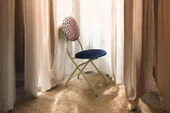 Leopar Desenli Katlanır Sandalye  Şık, Dayanıklı ve Modern  Balkon, Bahçe, Mutfak İçin - 1