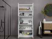 Midoser Lucas 4 Kapaklı Çok Amaçlı Dolap, Çok Amaçlı Banyo, Mutfak Ve Mikrodalga Fırın Dolabı - Beyaz - 6