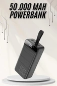 Powerbank Çoklu Şarj Girişi 50.000 Mah Taşınabilir Dijital Göstergeli - 1