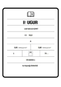Uğur UAF 6011D SCPET Fry Art Siyah Ankastre Fırın - 5