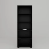 Midoser Lucas Serisi Siyah 5 Raflı Kitaplık - 5