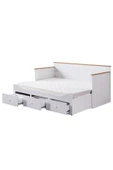 Yavrulu Karyola, Marmaris Divan Karyola Çekmeceli Açılır Çift Kişilik Karyola + Soft Yatak - 8