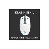 Logitech G G102 Lightsync RGB Kablolu Gaming Mouse, Beyaz-TEŞHİR - 4
