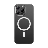 Apple iPhone 15 Pro Max Kılıf M-safe Şarj Özellikli Toz Önleyici Zore Helo Kapak - 1