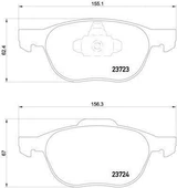 Ecosport Ön Fren Balata (2017-2022) 3M5J2K021AB MHR00144 1.0 - 2