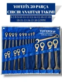 Cırcır Kombine Anahtar Takımı 22 Parça (Bez Çanta) - 1