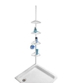 WENKO TELESKOPİK RAF OPAL ÇELİK BEYAZ - 2