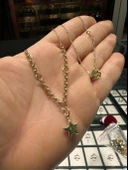 Yıldız Sallantılı Spot Gurmet Doch Zincir 14 Ayar Altın Kolye thumbnail 2